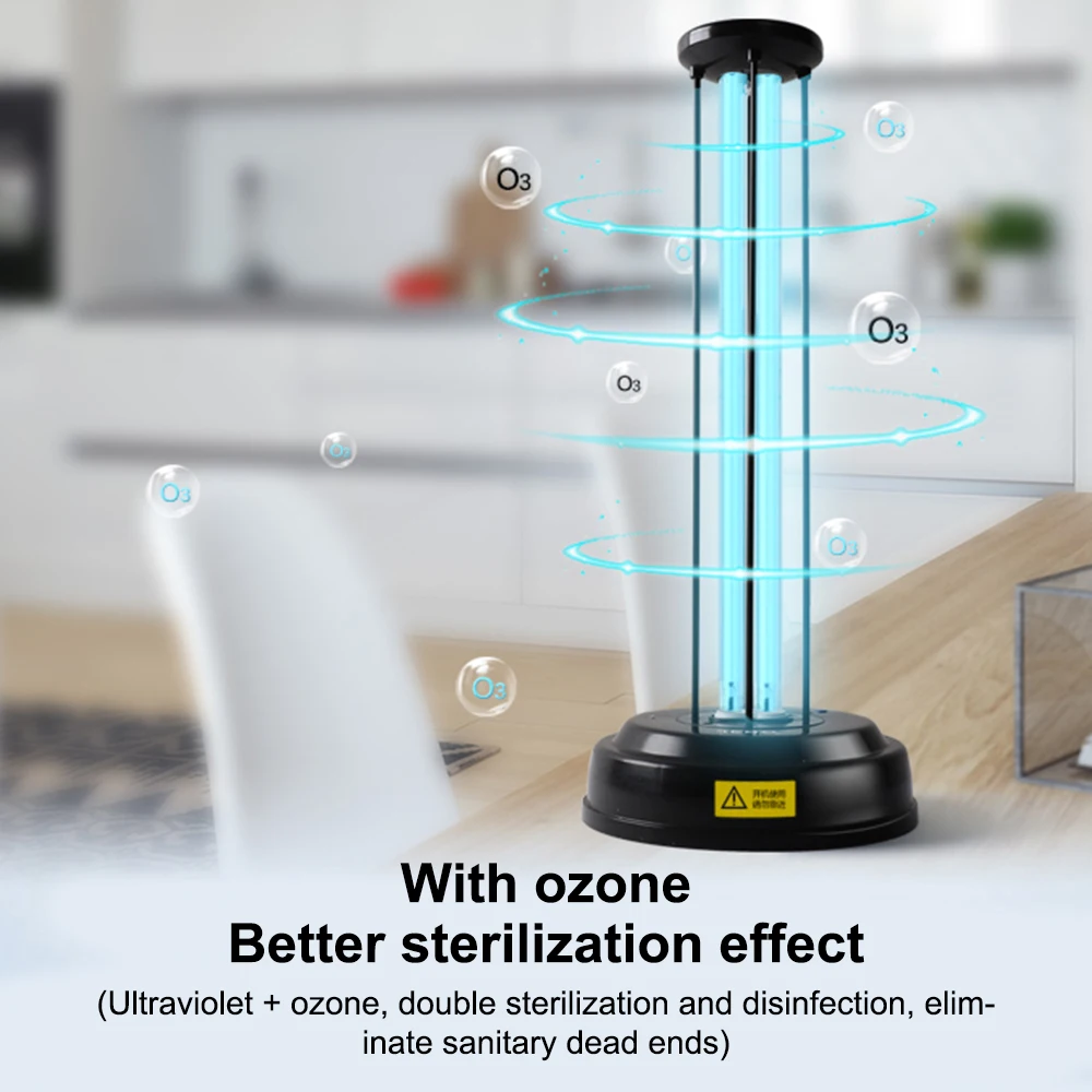 

110V 220V Third Gear UV Light Sterilizer Timing Germicidal Ultraviolet Disinfection Lamp Non-Ozone Smart Sterilization