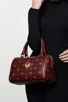 

Women's 5504 Burgundy Ladies Hand Bag 19 V69 ITALIA 5504 Model High Quality PU Made in Turkey