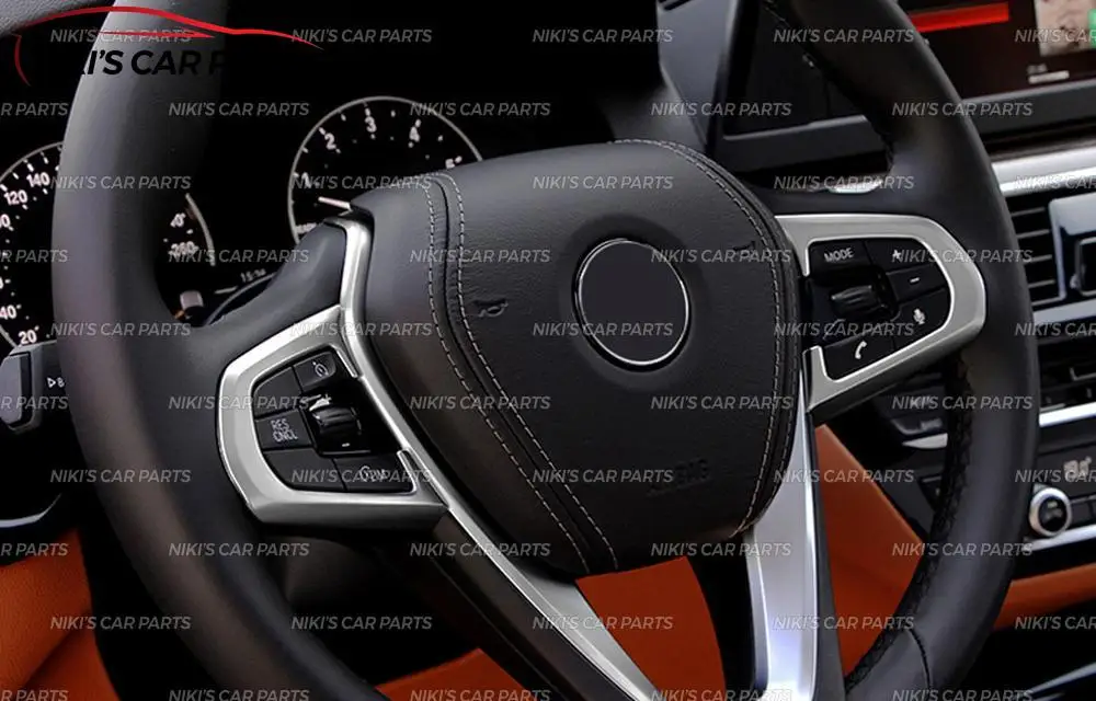 Накладка кнопок на руль для BMW 5 серии G30-ABS пластик 1 комплект/2 шт. формовочные украшения для автомобиля
