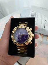 TEMEITE moda militar reloj de cuarzo de los hombres 3D esfera azul correa de acero inoxidable superior de la marca de lujo de dorado grande Dial relojes de pulsera 2021