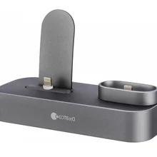Док-станция COTEetCI Base22 CS7205 для iPhone, AirPods(Серый