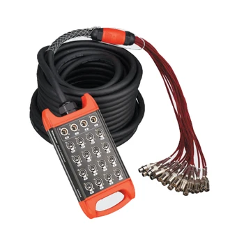

Bcb407-20m stage switch box 24 x XLR input + 8 x XLR, 20m