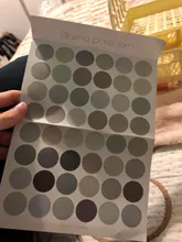 Pegatinas redondas de puntos de la serie morandy, 1 hoja, pegatina decorativa Kawaii, decoración, bricolaje, álbum diario artículos de papelería con etiquetas, Scrapbooking