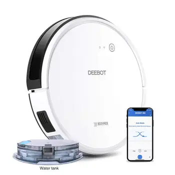 

ECOVACS Robotics DEEBOT 605 Robot vacuum and mop with cleaning systematic modules interchangeable 2 in 1: Sucks