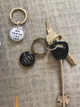 Amigos TV Show llavero 25th aniversario de la serie de dibujos animados divertido patrón de vidrio de 25mm cabujón clave llavero de aro de regalo para Amiga