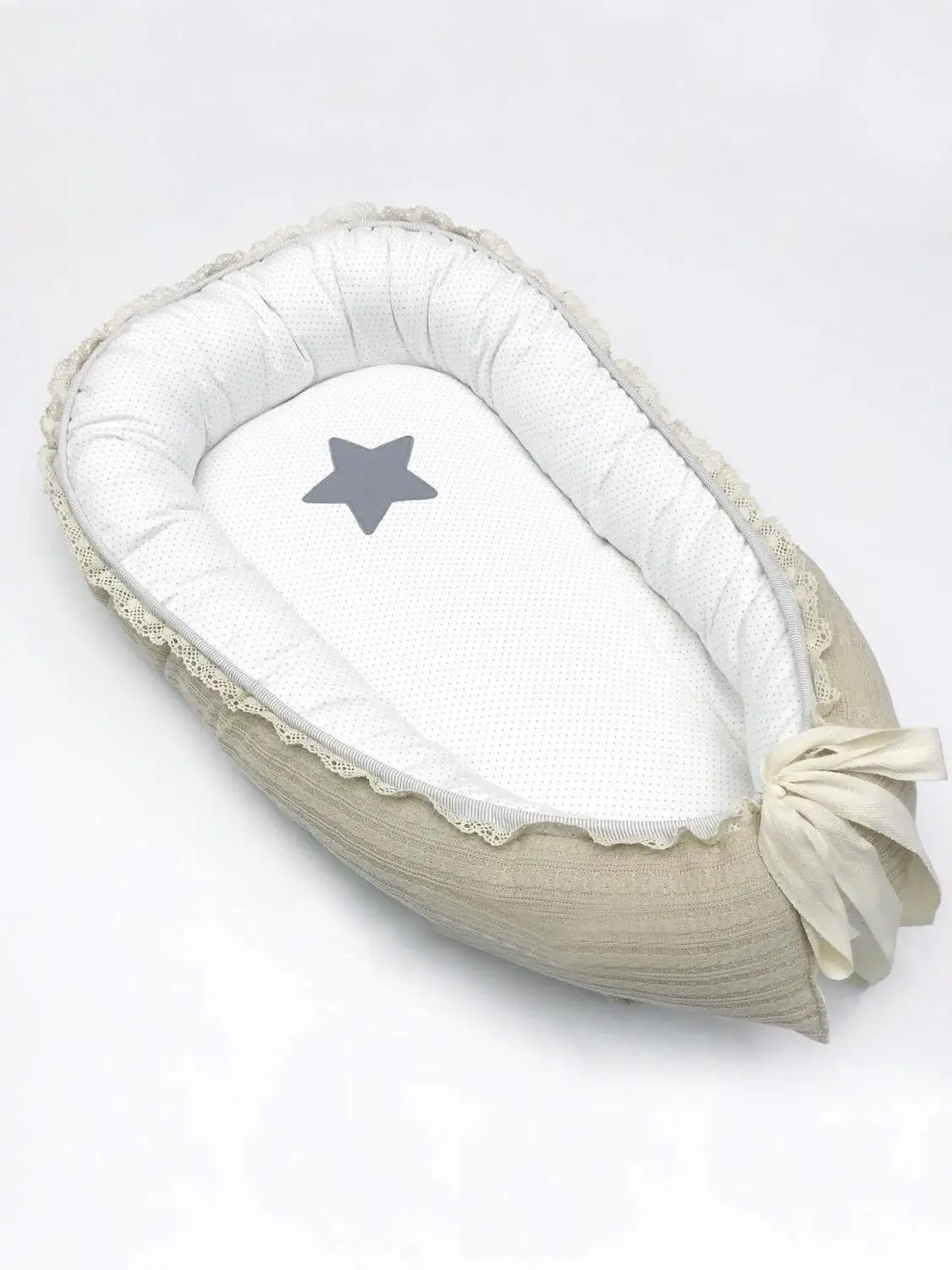 Гнездышко кокон для новорожденных малышей, мальчик, девочка. LoveBabyToys. Производство Россия