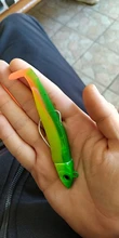 Black Minnow Bait-Bass Lead Jig Fishing-Lure Leurre Hunthouse Souple 85mm/12g 100mm/25easy