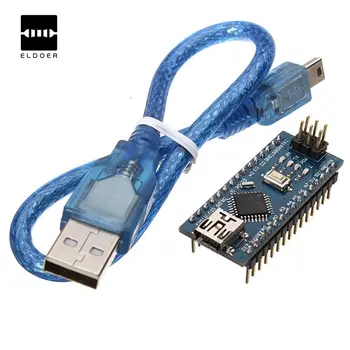 

New 1PC 5V ATmega328P Compatible V3 Improved Version With USB Cable for Arduino for nano Module Modules