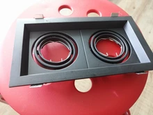 LED Downlight Fixtures Grille-Light Frame Gu10-Bulb Mr16-Fitting LEDIARY Recessed Double-Three