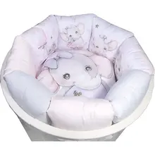 Комплект в кроватку Эдельвейс "Акварельки", 6 предметов