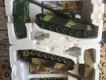 Tanques de combate a Control remoto para niños, paquete de 2 tanques de combate de 2,4G con indicadores LED de vida, sonidos realistas, Control remoto, juguetes para niños