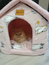 Bed-Mat Basket Kennel Sofa Pet-Products Dog-House Cat-Nest Puppy Cave Dogs Foldable Small