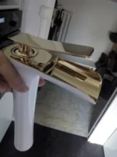 Basin Tap Faucet Mixer Black/antique Amibronz Hot-Cold 8882S