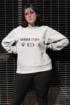 

Angemiel Wear Horror Story White Women Sweatshirts