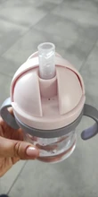 Taza De alimentación De bebé De 350ml con pajita para niños, nueva Taza De entrenamiento con pajita para aprender a beber