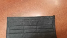 Mascarilla desechable no tejida de 3 capas para adultos, máscara transpirable con banda elástica para las orejas, color negro, 10/50/100 Uds.
