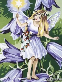 

Se926-197 canvas with a pattern SEG de Paris 'fairy колокольчиков' 40*50 cm