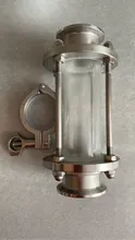 Fitting Tri-Clamp Sight Glass Stainless-Steel Sanitay-Flow SS304 Homebrew Diary-Product