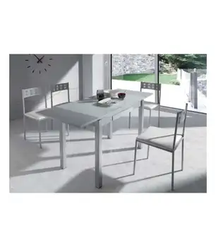 

Extensible dining table and 4 chairs Pack
