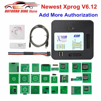 

NewestVersion Xprog V6.12 X-PROG Box Xprog ECU Programmer Tool XProg ELDB V6.12 XPROG 6.12 XPROG M V6.12 Add More Authorization