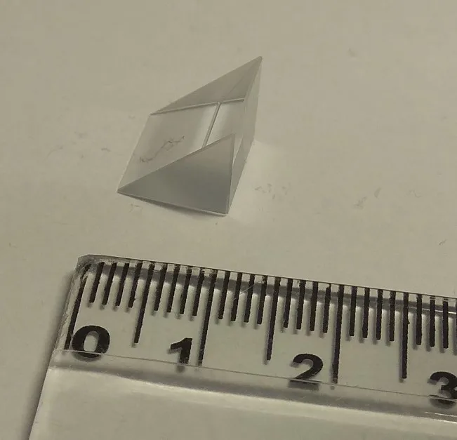 Optical Glass Triangular Prisms Right Angle Isosceles Prisms Lens