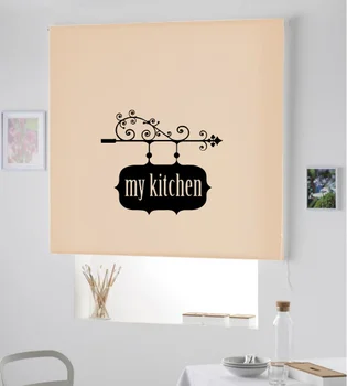 

Blind Iroa pesronalizable for Kitchen/My Kitchen! ROLLER BLINDS TRANSLUCENT! (BEIGE 100X175)