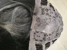 Peluca de cabello sintético Afro Americano para mujer, pelo largo ondulado con ombré negro y marrón, fiesta de Cosplay, uso diario, resistente al calor