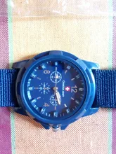 Gemius-Reloj de pulsera militar de nailon Para Hombre, cronógrafo deportivo de cuarzo, Masculino