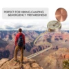 Camping Survival Compass Metal Pocket Compass"TOMMY”“TUBBO” Kids Compass for Hiking Hunting Outdoor Military Navigation Tool 4