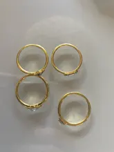 IPARAM-Conjunto de 4 anillos de circonita de cristal para mujer, juego de anillos de oro 2020, set de anillos de compromiso bohemios vintage para mujer, joyería para fiesta