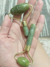 Rodillo de Jade Natural para masaje Facial, herramientas de cuidado para la piel Facial, raspador de Gouache Natural, belleza corporal, masajeador adelgazante, herramientas de elevación