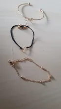 Nuevos Bohemios negro cuerda cadena pulsera para las mujeres aviones de Luna corazón brazalete con dije de cristal de la joyería de Boho