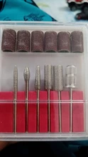 Juego de brocas para uñas, 6 uds., barra de 2,35, banda de lijado de 6,35mm, para máquina de lijado eléctrica profesional, herramientas de manicura y pedicura