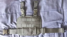 Plataforma MOLLE de pierna caída táctica, Panel de aparejo de muslo para bolsa de revistas, funda, accesorios para pistola de caza
