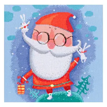 

M647 set for embroidery RTO 'kind Santa', 24,5x25,5 cm