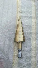 Step-Drill-Bit-Set Hole-Cutter Core Titanium-Coated Wood 4-12mm Metal HSS Straight Groove