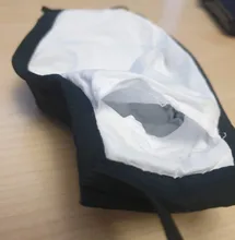 Mascarilla reutilizable de algodón Pm2.5, máscara facial gruesa, transpirable, lavable, con filtros, máscara caliente