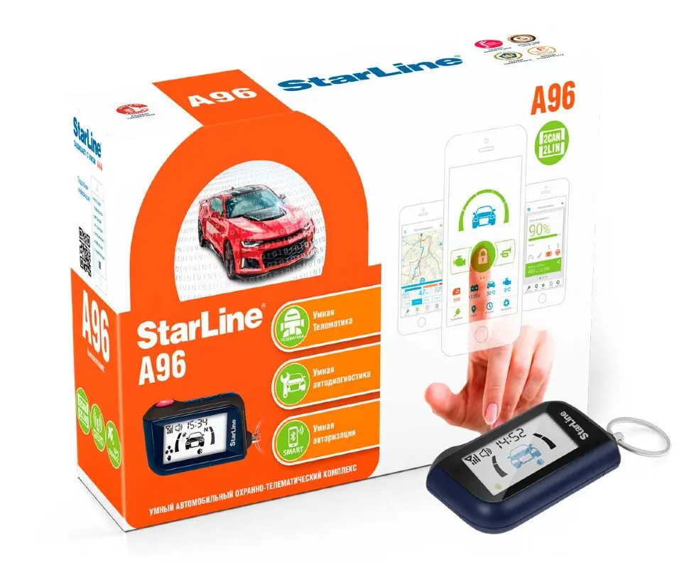 Автосигнализация StarLine E 96 ECO