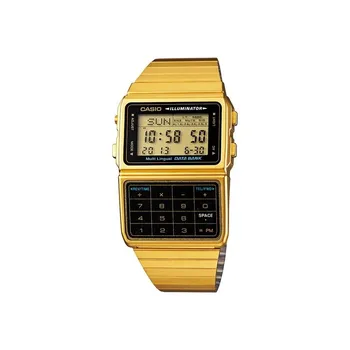 

Vintage retro clock with calculator and telememo CASIO DBC-611GE-1E