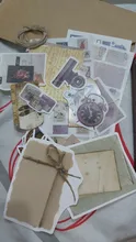 30 unids/set Vintage Scrapbooking Diy Paquete de pegatinas Retro decorativa Natural colección diario Washi etiqueta engomada de papel de arte