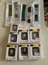 Cristal + funda para Apple Watch, Protector de pantalla, accesorios para apple watch, 44mm, 40mm, 42mm, 38mm, serie iWatch 5 4 3 6 se