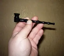 Hand-Pipe Tobacco Non-Stick Black for Home-Party DIY Christmas Xmas/Heat-resistant/Non-stick