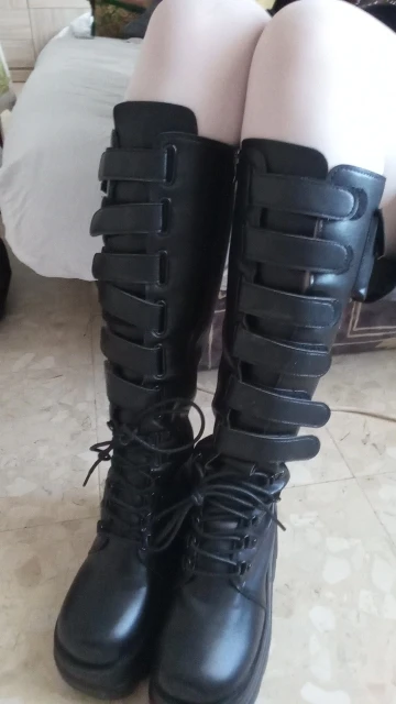 High Heels mid-calf Boots with Platform photo review