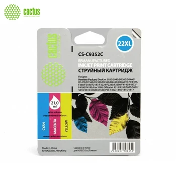 

Cartridge inkjet cactus cs-c9352c no 22xl multicolor (18 ml) for HP DJ 3920