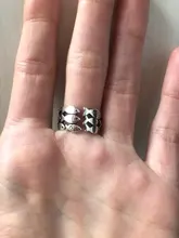 Vintage de plata grande multicapa de Color anillos con forma de pescado para las mujeres, declaración de anillo de boda, anillos anelli