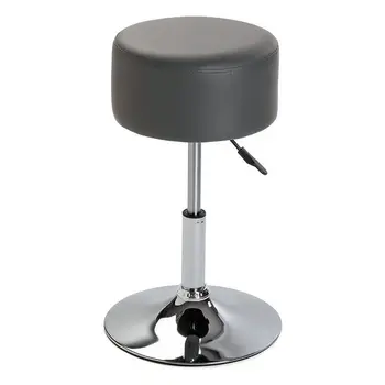 

Stool Grey Metal Polyskin (38,5 x 39 x 57-67 cm)