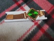 Conjunto de relojes de pulsera magnéticos para mujer, pulsera cuadrada de lujo de cuarzo, reloj de vestir femenino