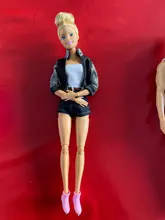 Ropa de muñeca nueva para niña, Vestido vaquero, Mini vestido informal, ropa de moda, accesorios para muñeca de 30cm, juguete para niña 2020