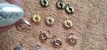 20 piezas encantos pies 13x10mm plata tibetana chapado en oro bronce colgantes joyería antigua fabricación artesanal DIY