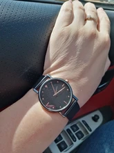 Reloj de cuarzo con esfera de acero inoxidable para Mujer, pulsera informal de lujo con esfera Romana